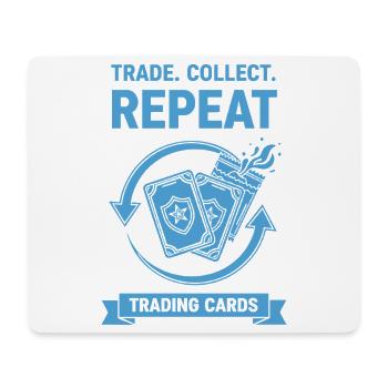 Échange, collectionnez, retrouvez des cartes à collectionner, collectionneur de cartes - Tapis de souris (format paysage) - blanc - Devant