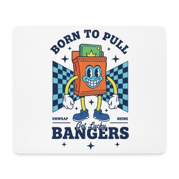 Born To Pull Bangers Get Lucky Trading Card Pack - Mouse Pad (horizontal) - white - Front