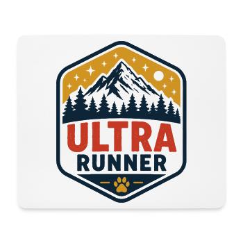 Ultra Runner - Mouse Pad (horizontal) - white - Front