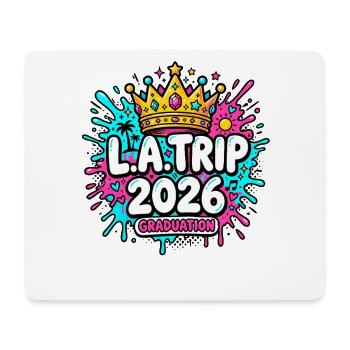 LA Trip 2026 - Mousepad (Querformat) - Weiß - Vorne