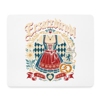 Bayerisches Dirndlzauber - Mousepad (Querformat) - Weiß - Vorne