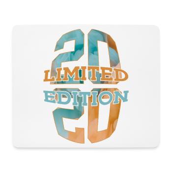 ÉDITION LIMITÉE 2020 6 ANS 6E ANNIVERSAIRE - Tapis de souris (format paysage) - blanc - Devant