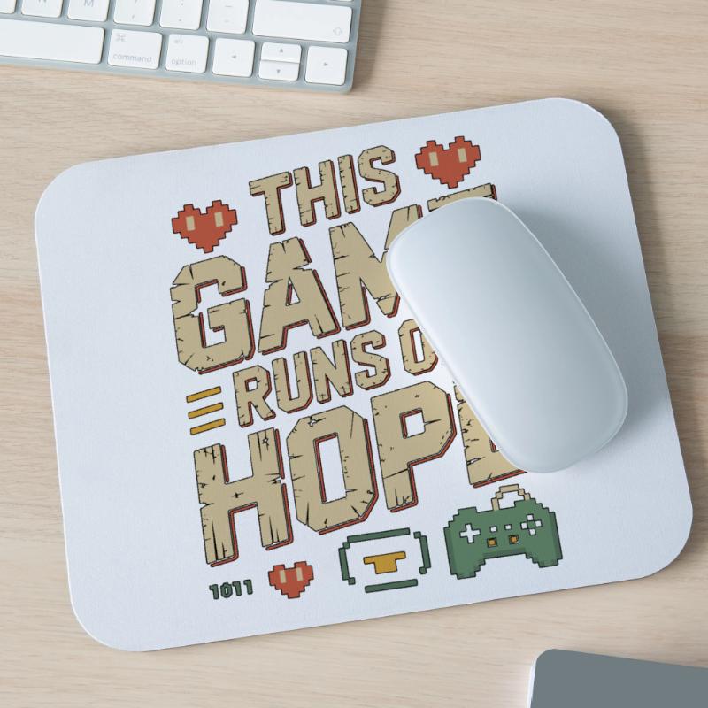 Game Developer This Game Runs On Indie Developer Mousepad (Querformat)