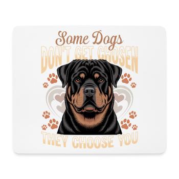 Rottweiler Rottweiler Rottie Race de chien - Tapis de souris (format paysage) - blanc - Devant