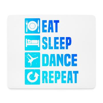 Geschenkidee für einen Hip-Hop-Tänzer mit Breaking - Mousepad (Querformat) - Weiß - Vorne