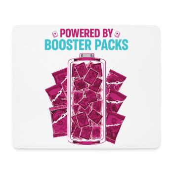 Angetrieben von Booster Packs Sammelkartensammler - Mousepad (Querformat) - Weiß - Vorne