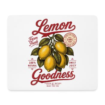 Zitronen Lemon Goodness Shirt - Mouse Pad (horizontal) - white - Front