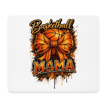 Vintage Mama Basketball | Sportliches Mama-Geschenk - Mousepad (Querformat) - Weiß - Vorne