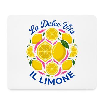 La Dolce Vita Il Limone Citrons Été Italien - Tapis de souris (format paysage) - blanc - Devant