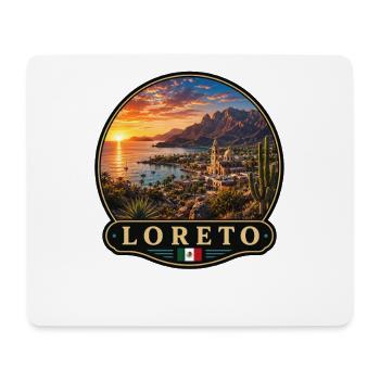 Loreto Sonnenuntergang Malerisches Landschaft - Mousepad (Querformat) - Weiß - Vorne