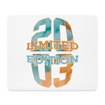 LIMITED EDITION 2003 23 YEARS 23RD BIRTHDAY - Mouse Pad (horizontal) - white - Front