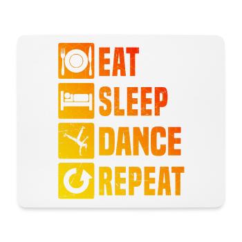 Geschenkidee für die Breakdancerin mit Break Dance - Mousepad (Querformat) - Weiß - Vorne