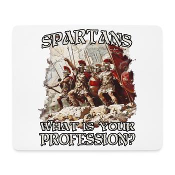 Glorreiche Krieger Spartas König Leonidas  300  - Mousepad (Querformat) - Weiß - Vorne