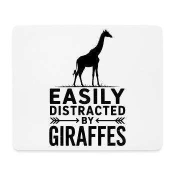 Giraffe Sayings Giraffe Funny Giraffe Gift - Mouse Pad (horizontal) - white - Front