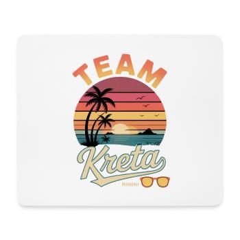 Team Kreta - Mousepad (Querformat) - Weiß - Vorne