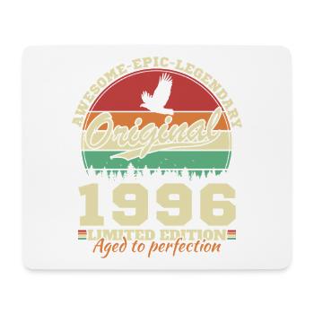 1996 Vintage Retro Birthday Gift 1996 - Mouse Pad (horizontal) - white - Front