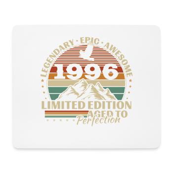 1996 Vintage Retro Birthday Gift 1996 - Mouse Pad (horizontal) - white - Front