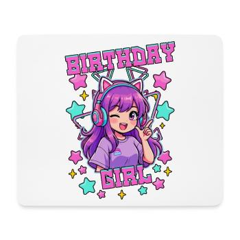 Geburtstagskind Koreanischer Pop Geburtstag K Pop - Mousepad (Querformat) - Weiß - Vorne