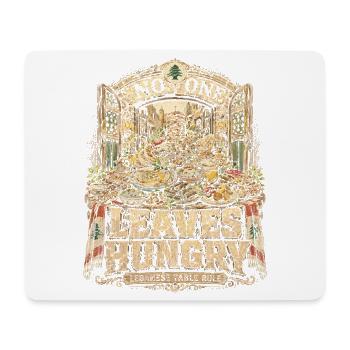 Libanon Libanese No One Leaves Hungry - Mousepad (Querformat) - Weiß - Vorne