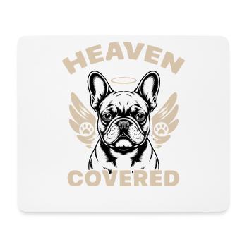 Bouledogue français Race de chien Frenchie - Tapis de souris (format paysage) - blanc - Devant
