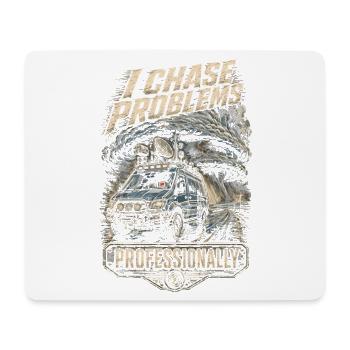 Sturmjäger Meteorologe - Mousepad (Querformat) - Weiß - Vorne