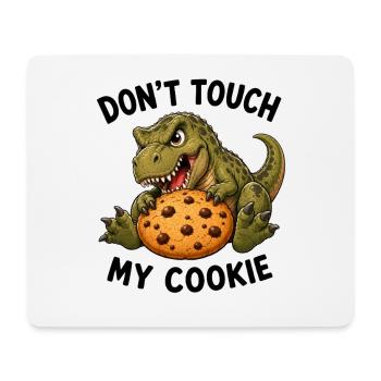 Cute Dinosaur T-Rex Cookie Cookie Saying - Mouse Pad (horizontal) - white - Front