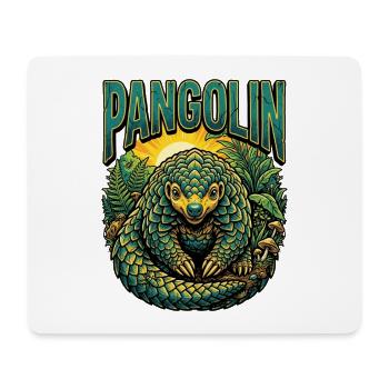 Pangolin Retro Vintage - Mousepad (Querformat) - Weiß - Vorne