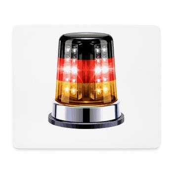 Hyperrealistic Germany Siren Beacon - Mouse Pad (horizontal) - white - Front