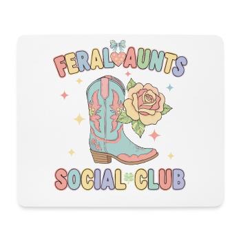 Geschlechterenthüllung: Wilde Tanten, Sozialclub, Mama, Papa - Mousepad (Querformat) - Weiß - Vorne