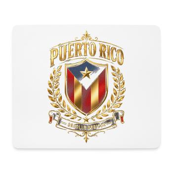 Puerto Rico Stolz Schild Wappen - Mousepad (Querformat) - Weiß - Vorne