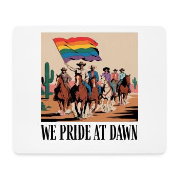 Pride Cowboy Rodeo Parade - Mousepad (Querformat) - Weiß - Vorne