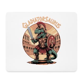  Gladiatorsaurus Dinosaurier Gladiator T Rex Im - Mousepad (Querformat) - Weiß - Vorne