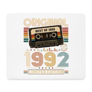Cassette du 34e anniversaire Gift Man Best of 1992 - Tapis de souris (format paysage) - blanc - Devant