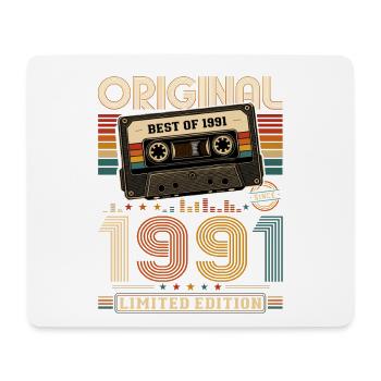 Cassette Gift Man pour le 35e anniversaire Best of 1991 - Tapis de souris (format paysage) - blanc - Devant