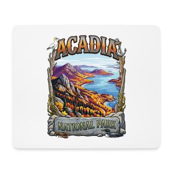 Acadia National Park Panorama - Mousepad (Querformat) - Weiß - Vorne
