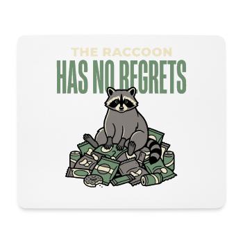 Raccoon Funny - Mouse Pad (horizontal) - white - Front