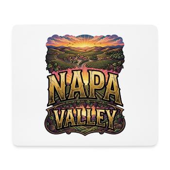 Napa Valley Street Art Design - Mousepad (Querformat) - Weiß - Vorne