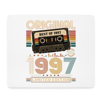 29e anniversaire Gift Man cassette Best of 1997 - Tapis de souris (format paysage) - blanc - Devant