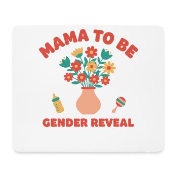 Révélation du sexe : Maman sera la fille de l’équipe des mamans de baby shower - Tapis de souris (format paysage) - blanc - Devant