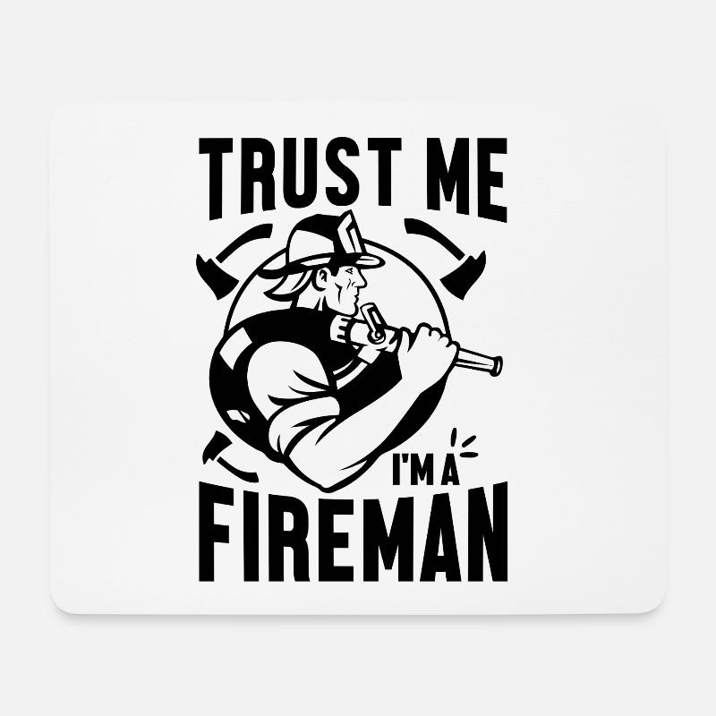 Fire brigade - Mouse Pad (horizontal) - white