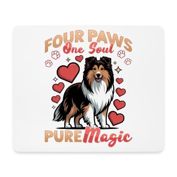 Shetland Sheepdog Sheltie Dog Breed - Mouse Pad (horizontal) - white - Front