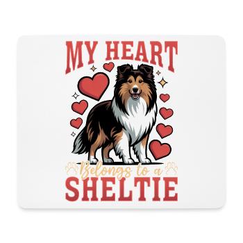 Shetland Sheepdog Sheltie Dog Breed - Mouse Pad (horizontal) - white - Front