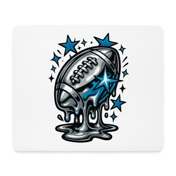 Dripping Football Stars - Mouse Pad (horizontal) - white - Front