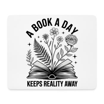Gift idea for book lovers - Mouse Pad (horizontal) - white - Front