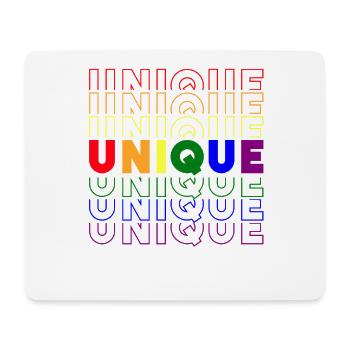 Mois de la fierté gay LGBT L’amour est unique - Tapis de souris (format paysage) - blanc - Devant
