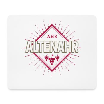 Altenahr an der Ahr Retro Weintrauben Souvenir - Mousepad (Querformat) - Weiß - Vorne