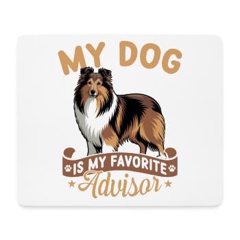 Shetland Sheepdog Sheltie Dog Breed - Mouse Pad (horizontal) - white - Front