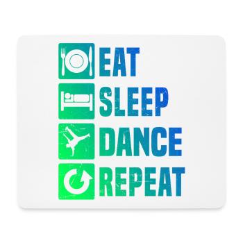 Geschenkidee für einen Breakdancer mit Streetdance - Mousepad (Querformat) - Weiß - Vorne