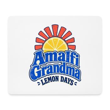 Journées citron de grand-mère à Amalfi, vacances en Italie côtière - Tapis de souris (format paysage) - blanc - Devant
