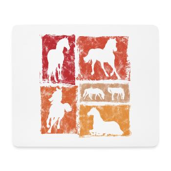 Horse Perspectives for Riders and Vaulters - Mouse Pad (horizontal) - white - Front